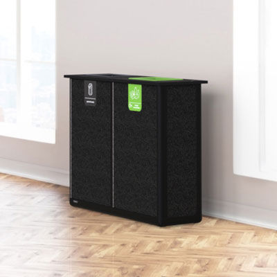 Origin® Infinity Duo 140 Litre Slimline Recycling Station Space-Saving Design