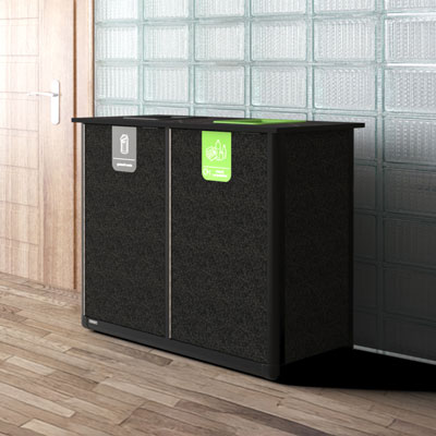 Origin® Infinity Duo 220 Litre Recycling Station Space-Saving Design