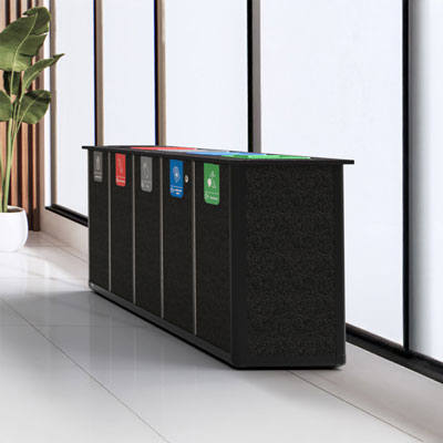 Origin&reg; Infinity Penta 350 Litre Recycling Station 5 Waste Streams