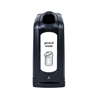 Nexus® 50 General Waste Bin & Express Delivery - Black