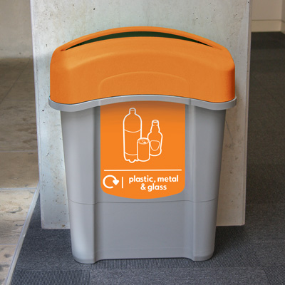 Eco Nexus® 60 Plastic, Metal & Glass Recycling Bin