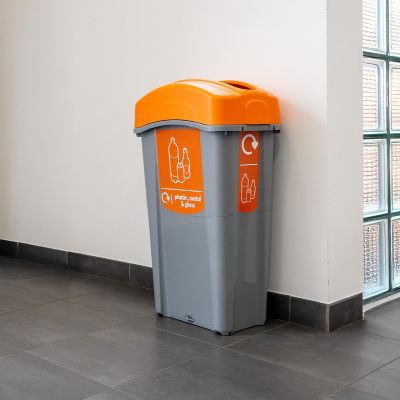 Eco Nexus® 85 Plastic, Metal & Glass Recycling Bin
