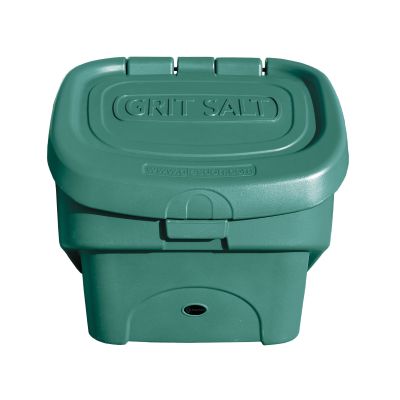 Nestor&trade; 90 Grit Salt Bin & Express Delivery 90 Litre Green Grit & Salt Bin with Grit/Salt Lid