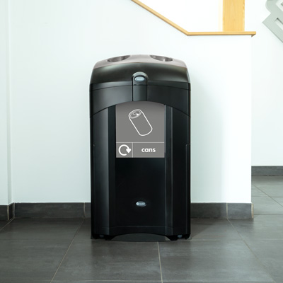 Nexus® 100 Can Recycling Bin - Black - TEST