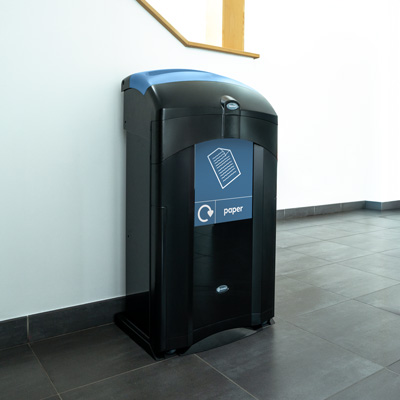 Nexus® 100 Paper Recycling Bin - Black