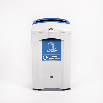 Nexus&reg; 100 Mixed Paper & Card Recycling Bin with Express Shipping