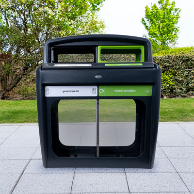 Nexus® Evolution City Vision Duo Recycling Bin