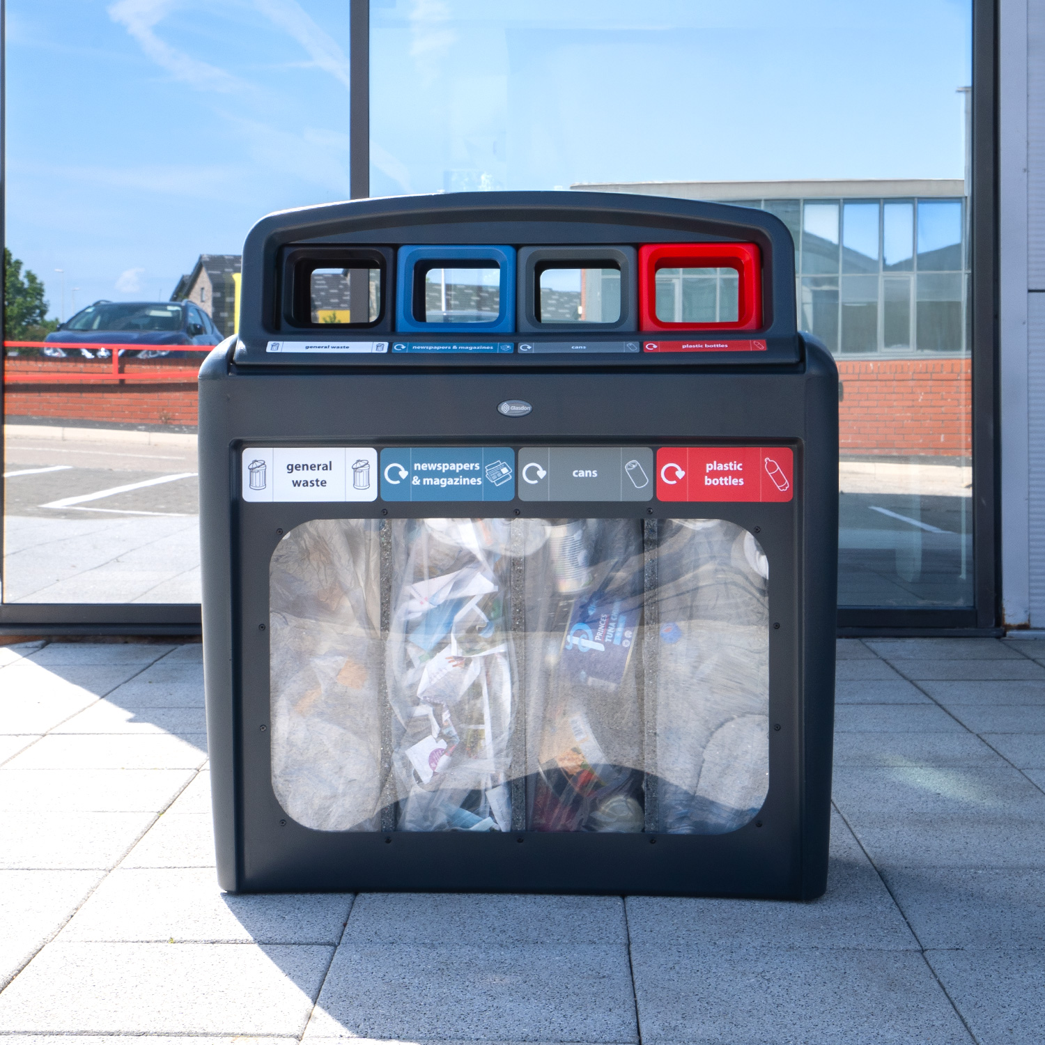 Nexus® Evolution City Recycling Bins