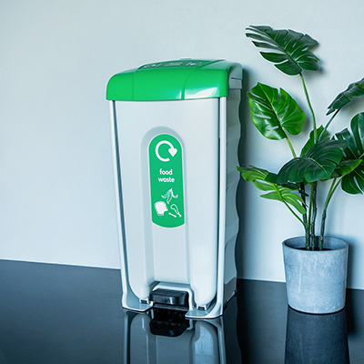 Nexus® Shuttle Food Waste Recycling Bin Foot Pedal Operated Bin