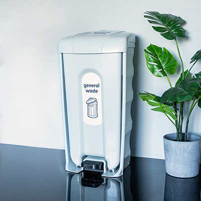 Nexus® Shuttle General Waste Pedal Bin Available with Sack or Wheeled Liner