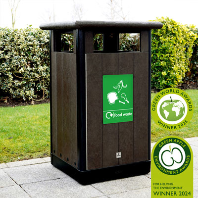 Origin&trade; Horizon 110 Food Waste Recycling Bin Made from Recycled Materials