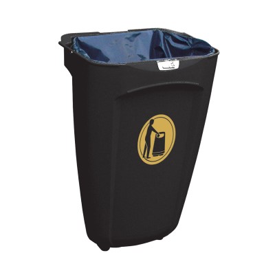 Super Trimline 50™ Litre Open Top Litter Bin & Express Delivery Wall Mounted with Sack Retention System