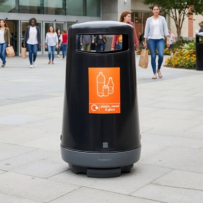 Topsy 2000™ Plastic, Metal & Glass Recycling Bin