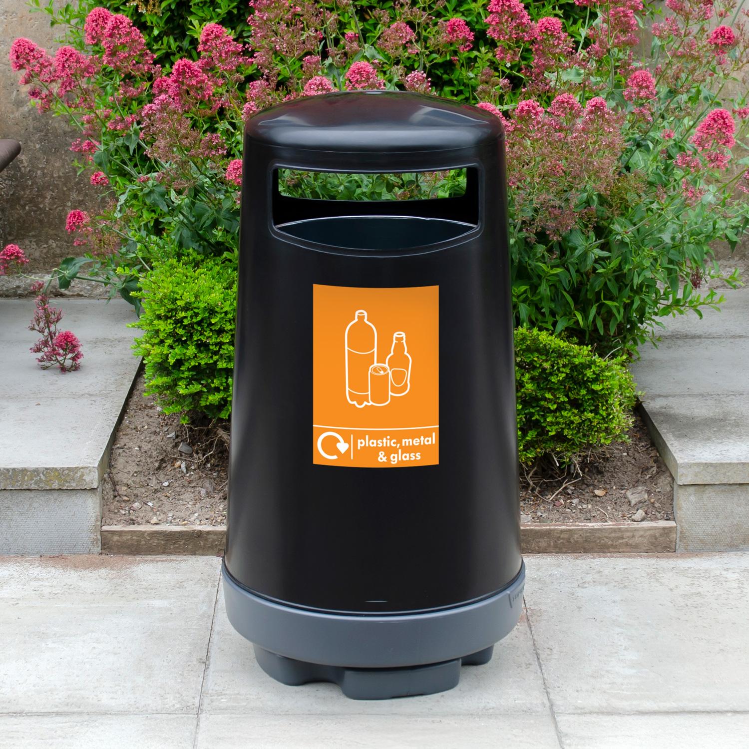 Topsy 2000™ Plastic, Metal & Glass Recycling Bin