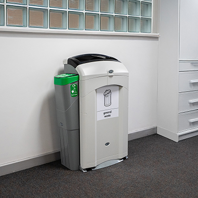 Nexus® 100 General Waste Bin - Grey