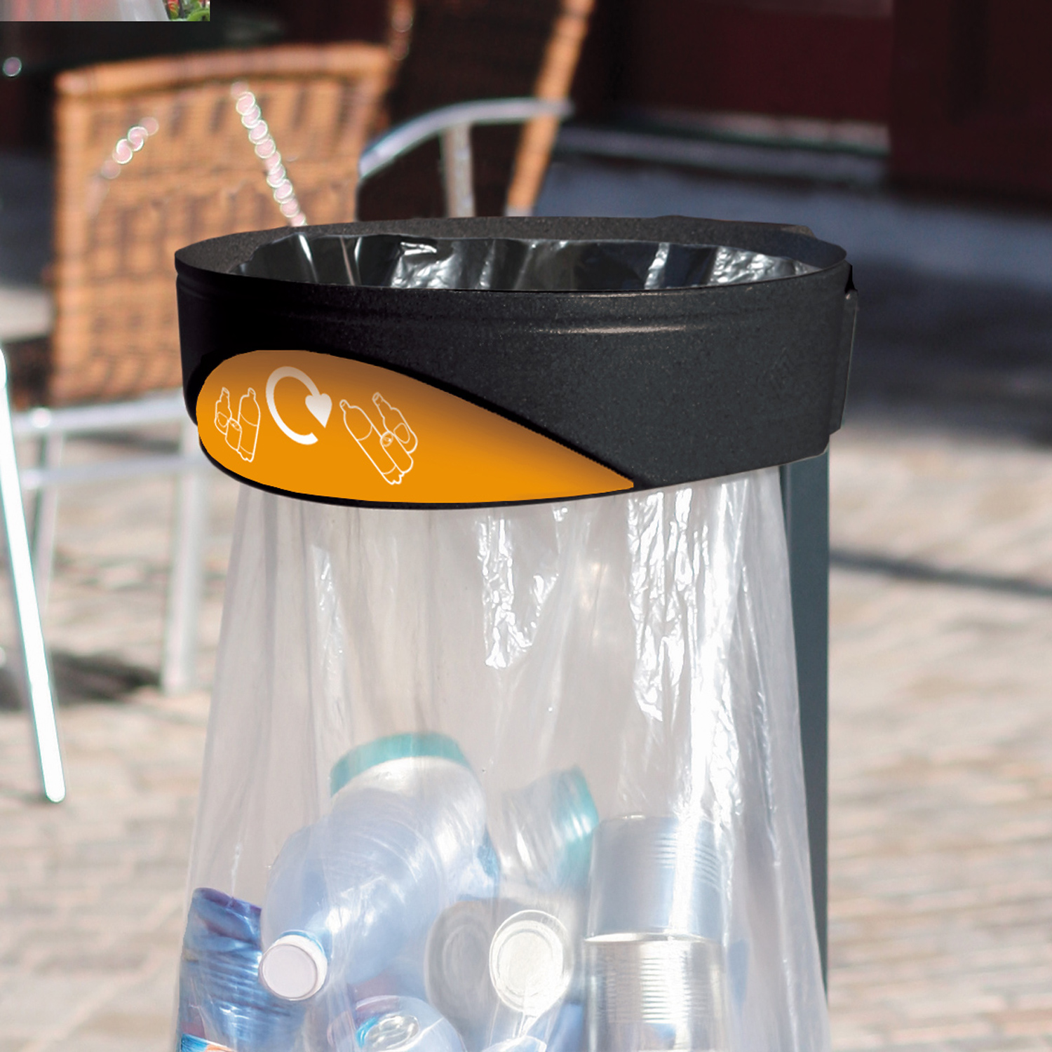 Orbis™ Plastic, Metal & Glass Sack Holder