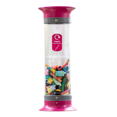 C-Thru™ 10L Vape Recycling Bin & Express Delivery