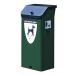 Metal Fido 50&trade; Dog Waste Bin & Express Delivery